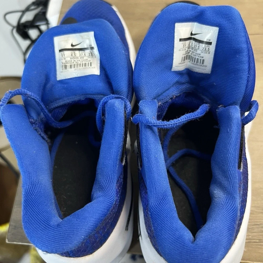 Nike Air Max‎ Infuriate Basketball Shoes AH3426-400 Royal Blue Size 5 Youth READ
